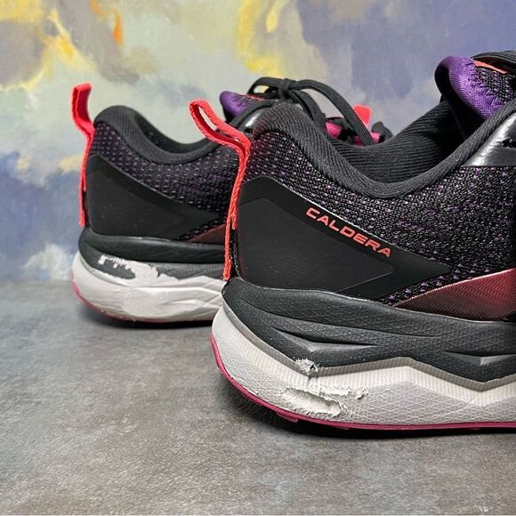 Brooks Caldera 5 Women's Black/Purple Trail Running Shoes Size 7.5B - Picture 11 of 16
